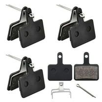 BUZIFU Bike Brake Pads Compatible with TRP Tektro Shimano Deore Black,Copper Semi Metallic