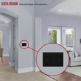 thumbnail image 3 of ENERLITES Triple Light Wall, Toggle Switch Plate, Gloss Finish, 3-Gang Standard Size 4.50" x 6.38", Unbreakable Polycarbonate Thermoplastic, UL Listed, 8813-BK, Black, 3 of 5