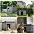 thumbnail image 7 of Dog House for Both Indoor and Outdoor with Weatherproof Roof Removable Floors for Medium to Large Dogs Interior Space, 7 of 7