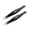 Black and Black, variant on Majestic Bombay Fine Pointed Tweezers for Women and Men Stainless Steel, Black Yellow 2pcs.