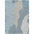 thumbnail image 2 of Addison Rugs Chantille Indoor/Outdoor Transitional Spiral Sky Machine Washable Rectangle Rug, 9' x 12', 2 of 8