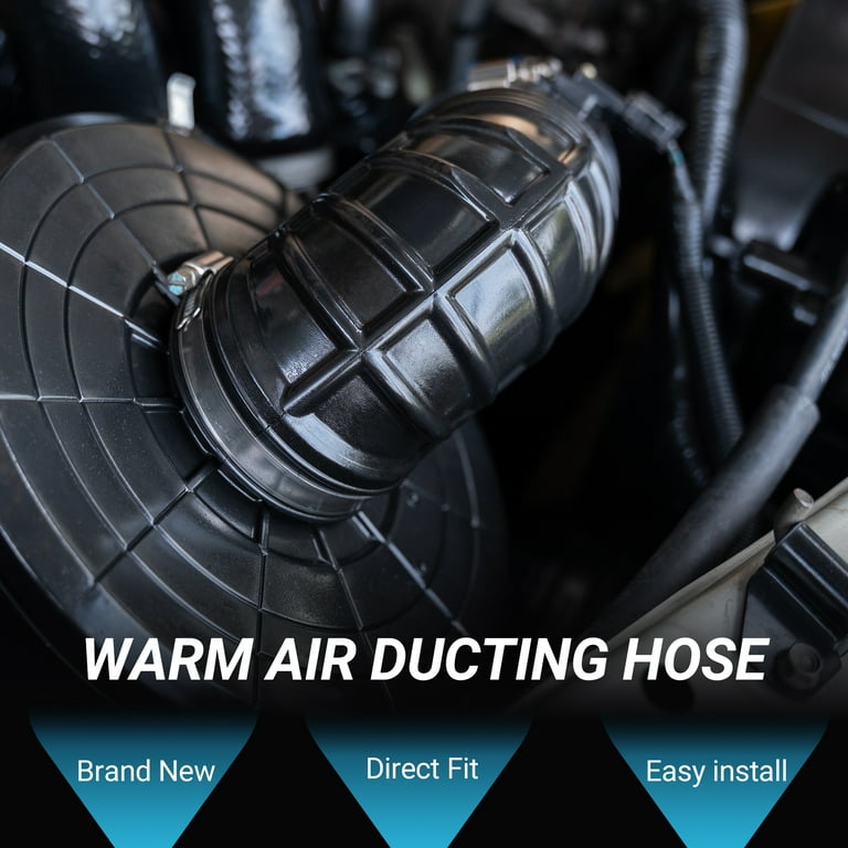 Car Heater Ducting Pipe Warm Air Ducting Hose Vent 75mm ID 300cm Length Adjustable Black 1 Pcs