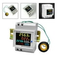 Digital Lcd Rail Voltmeter Current Power Meter Ampere Voltage Frequency