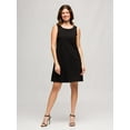 thumbnail image 2 of Womens Sleeveless Shift Dress, 2 of 11