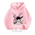 thumbnail image 3 of Sudadera con capucha de Anime One Pieces, ropa para niños, ropa para primavera y otoño para niñas, sudadera con dibujos animados de Luffy Zoro, traje para adolescentes, camisetas con capucha de Sonic, 3 of 4