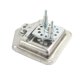 thumbnail image 2 of Hardware Paquete de 2 pestillos de paleta con resorte de acero inoxidable con cerradura y llave, manija de descarga única para remolque de puerta de RV, 2 of 4