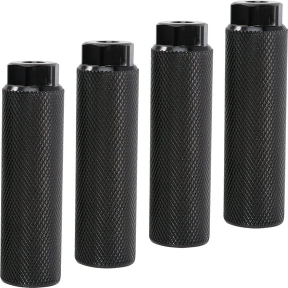 LEORX Aluminum Alloy Bicycles Peg Black 4Pcs
