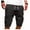 Dark Gray, variant on Jacenvly Men's Casual Summer Shorts Solid Trendy Plus Size Board Shorts Soft Satiny Men's Sport Pure Color Bandage Loose Sweatpants Drawstring Shorts Pant Brown