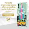 thumbnail image 2 of TPU Clear Case for iPhone 13 Pro Max with Cali Surfer design phone cover, 2 of 7
