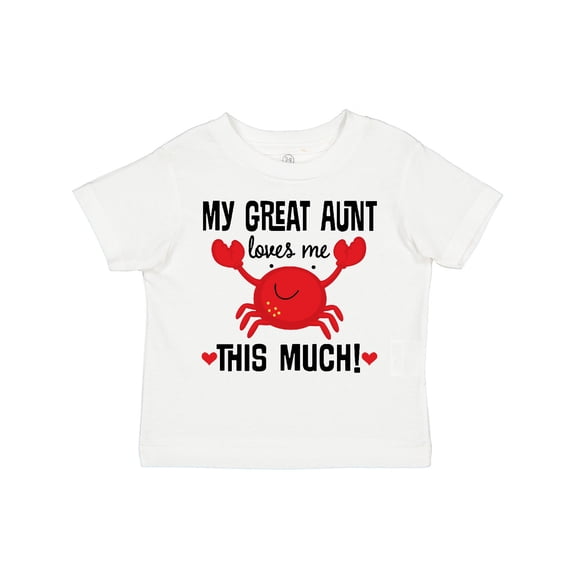 Inktastic My Great Aunt Loves Me Boys or Girls Toddler T-Shirt