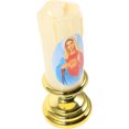 thumbnail image 3 of MOVTOTOP Religious Candle Virgin Mary Candle LED Candle Flameless Candle Light Catholic Prayer Candle, 3 of 8