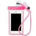 thumbnail image 1 of Sac de Téléphone Étanche avec Sangle Sac de Protection pour la Natation Pochette Sèche Étui de Protection Rose, 1 of 3