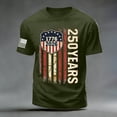 thumbnail image 4 of Rotm Usa Flag Shirt Men's Tshirt 4th of July American Flag Short Sleeve Mens Shirts Retro Summer Vacation Casual Shirts AG,M, 4 of 5