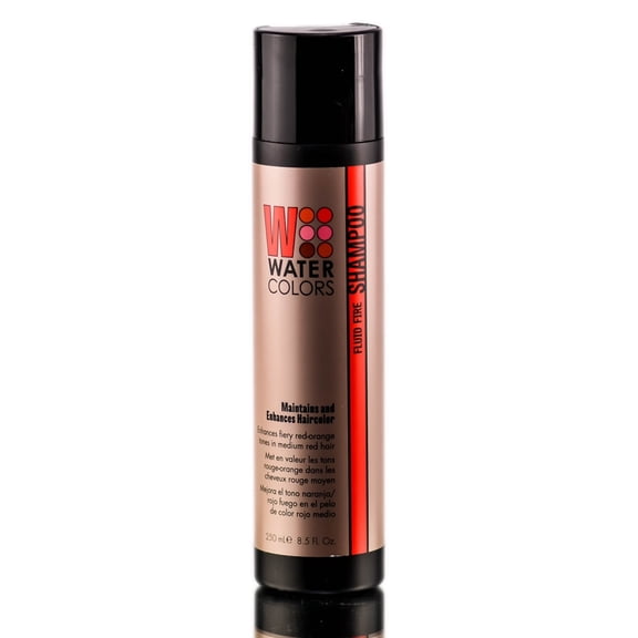 Option : Fluid Fire / 8.5 oz , Tressa Watercolors Color Maintenance Shampoo , Hair Scalp - Pack of 1 w/ SLEEK Teasing Comb