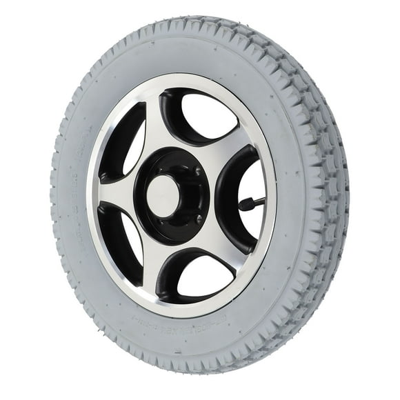 Neumlico para Sillas de Ruedas, Rueda inflable de 320 mm DiáMetro Exterior de 320 mm Capacidad de Soporte de Soporte Grande Cubo de Acero de Aleación Resistente