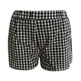 thumbnail image 6 of TAIAOJING Shorts For Women Casual Elastic Waist Casual Loose Checkered Shorts Pants, S-XL, 6 of 6