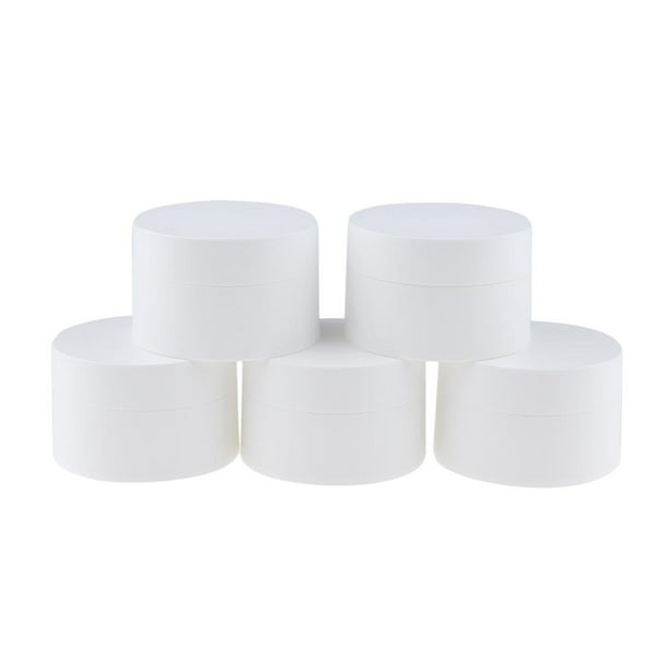 5 piezas tarro de crema tarro de vidrio tarro de ungüento tarro de crema hecho de vidrio, con 50 gramos