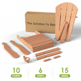 thumbnail image 2 of Oversized HDPE Outdoor Rocking Chair With High Back for Outside Indoor Support 400 lbs,Teak, 2 of 6