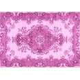 thumbnail image 1 of Ahgly Company Indoor Rectangle Abstract Pink Contemporary Area Rugs, 8' x 12', 1 of 4