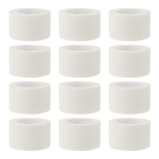 Medical paper tape 12 Rolls of Medical Paper Tapes Breathable Skin Tape