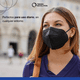 thumbnail image 4 of Pack de 100 Cubrebocas KN95 | Color Negro | Cubre Bocas Protección Alta Eficiencia 5 Capas de Filtración | Face Mask Ajuste Cómodo y Seguro, 4 of 6