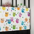 thumbnail image 6 of Colorful Owl Valances for Windows Farmhouse Kitchen Curtains Valances Rod Pocket Valance Curtains for Kitchen Windows Abstract Art Animals Birds Window Valances for Bathroom Bedroom 60"x18", 6 of 6