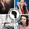 thumbnail image 3 of EeaseCA 5PCS Microphone Clip Holder with Plastic Adapters Microphone Clips Simple Practical Plastic Microphone Holder (Black), 3 of 8