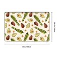thumbnail image 5 of Area Rugs For Living Room Decor - Asparagus Avocado Pattern Anti Slip Throw Washable Rugs 3x5 For Bedroom, Soft Indoor Carpet For Bedroom Living Room 60x39In, 5 of 5