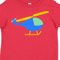 thumbnail image 4 of Inktastic Blue Helicopter Boys or Girls Toddler T-Shirt, 4 of 5