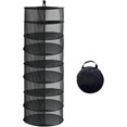 thumbnail image 1 of Red de secado plegable para colgar, malla de 8 niveles, cesta de secado de 8 capas con gancho, rejilla de secado grande para carpa, césped, plantas, ropa, diámetro 60, 1 of 5