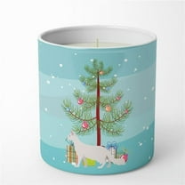 Oriental Longhair Cat Merry Christmas 10 oz Decorative Soy Candle