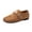 Khaki-#q008, variant on Women's Retro Split Toe Flats Adjustable Buckle Monk Strap Spliced Casual Loafers Comfort Daily Walking Low Heels Platform Dress Shoes,Brown 5.5