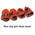 thumbnail image 4 of Greeniant Perro Gato Lluvia Protector Botas Impermeable Mascota Antideslizante Zapatos Ropa para mascotas Azul Número 2, 4 of 8