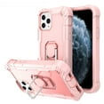 thumbnail image 1 of For iPhone 11 Pro Case 5.8", Allytech Full-Body Protection 3 in 1 Hybrid Shockproof Rugged Heavy Duty Drop Protection Ring Holder Stand Case for iPhone 11 Pro 5.8 inch 2019, Rosegold, 1 of 5