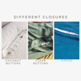 thumbnail image 5 of Sage Green Washed Linen Duvet Cover Set - Single, Twin, Twin XL, Full/Double,, 5 of 5