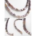 thumbnail image 4 of Brazilian Agate Bead Strand | 9.5x7mm | Grey/Lavender | Tube/Roundel | ~50 Bds, 4 of 4