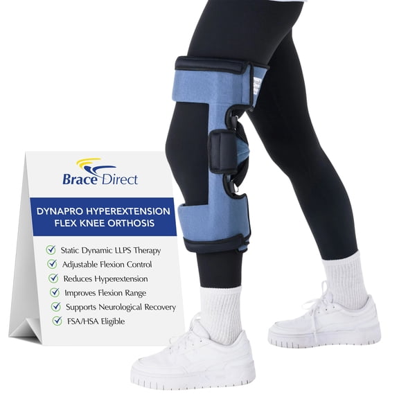 DynaPro Hyperextension Flex Knee - Static-Dynamic Orthotic for Hyperextension & Extensor Contractures