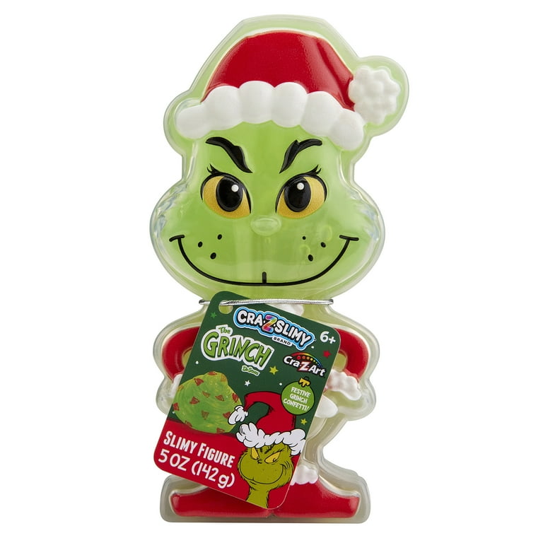 Cra-Z-Slimy Grinch Christmas Slime Toy – Holiday Stocking Stuffer