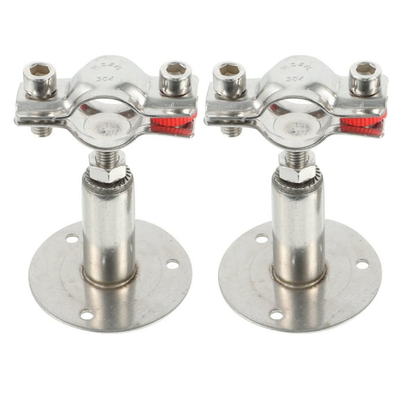 STRANDCHIC 2pcs Stainless Steel Water Pipe Clamp Bracket