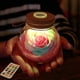 thumbnail image 2 of EeaseMX Botella de deseos de rosa hecha a mano, flor eterna que nunca se marchita, con luz LED de 7 colores, regalo para San Valentín, Día de la Madre, aniversario, cumpleaños, boda (rosa), 2 of 4