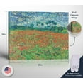 thumbnail image 2 of Van Gogh Wall Art, Poppy Field Canvas Print, Poppy Field, Famous Art Prints, Van Gogh Canvas Wall Art , Ready To Hang for Living Room Home Wall Décor 16x20, 2 of 7