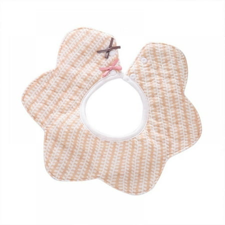 

Ame Baby Bibs 360° Rotate Soft Baby Bib Anti-Stain and Odor Resistant Neck Baby Bibs Drool for Boys and Girls Absorbent Cotton Bib