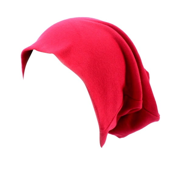 AJGRHE Unisex Pullover Baseball Caps Sports Street Hop Casual Loose Knit Hats for Men Women Red One Size