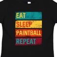 thumbnail image 4 of Inktastic Eat Sleep Paintball Repeat Boys or Girls Toddler T-Shirt, 4 of 5