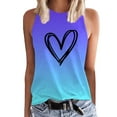 thumbnail image 2 of YLHFASHION Débardeur Mode Femme Confortable Imprimé Col Rond Soldes Débardeurs & Camisoles pour Femmes, 2 of 4