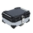 thumbnail image 1 of Motorcycle Top Case Luggage Box 28L Large Capacity Shockproof with Quick Release Base and EVA Foam Liner for Universal Motorcycle Model, 1 of 7