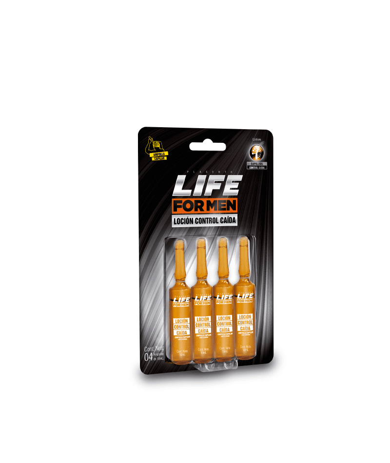 Placenta Life for Men Hair Loss Control Treatment Ampoules with