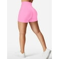 thumbnail image 4 of High Waist No Front Seam Workout Shorts for Women - Tummy Control Butt Lifting Gym Yoga Biker Shorts with Hidden Scrunch, 4 of 6