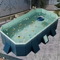 thumbnail image 4 of No Installation No Inflatable Swimming Pool Pool Thickening Wear-resistant Outdoor Folding Paddling Pool Household Pool, 4 of 12