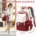 thumbnail image 2 of Gynky School Backpacks for College Teens Kids Backpack Girlish Middle High School Bookbag Lightweight Waterproof Daypack Students, 2 of 8